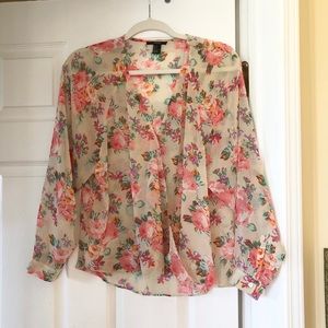 F21 Sheer Blouse